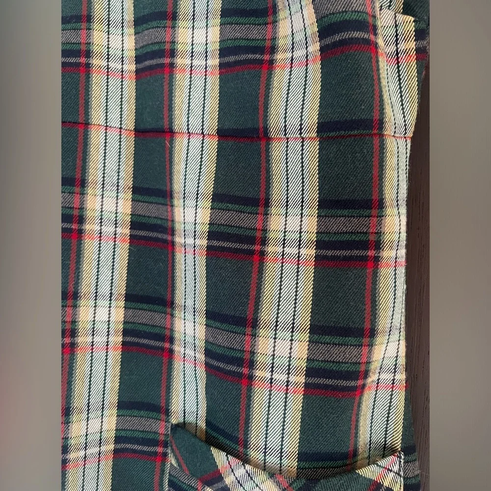 Vintage Y2K Old Navy Plaid Mod Pinafore Academia Mini Dress - Picture 2 of 12